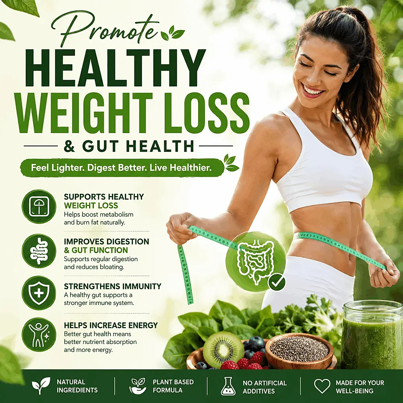 Chocotide plant-based formula for healthy weight loss and gut health